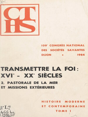 cover image of Transmettre la foi